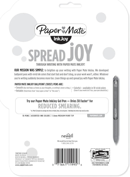 water-based ink with ambidextrous hand orientation