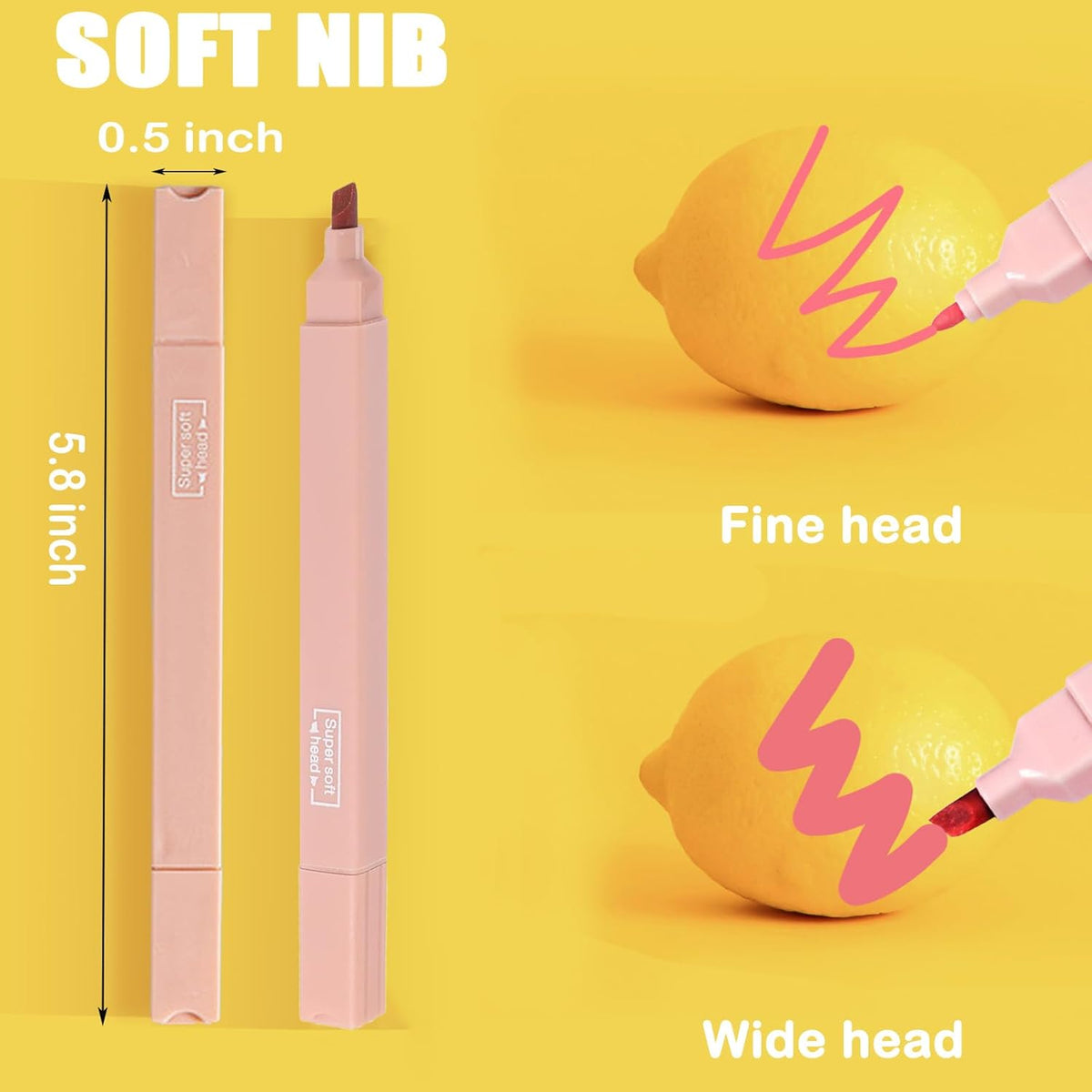 water-based quick-dry ink that resists smudging and bleeding through paper