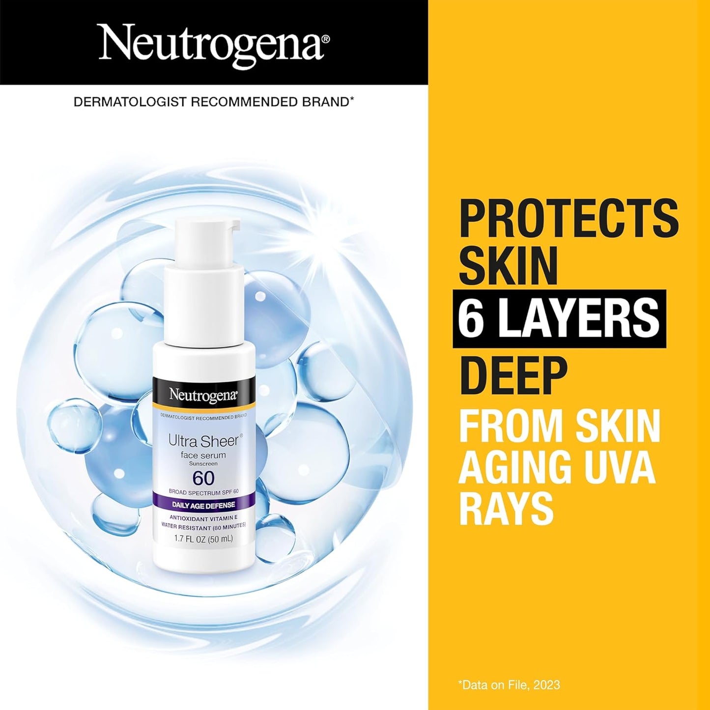 water resistance for up to 80 minutes