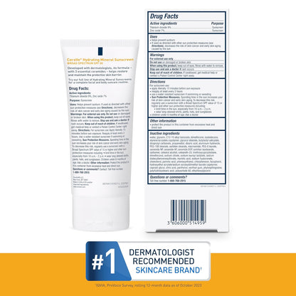 water-resistant cream format offered in 2.5 oz travel size with both face and body variants