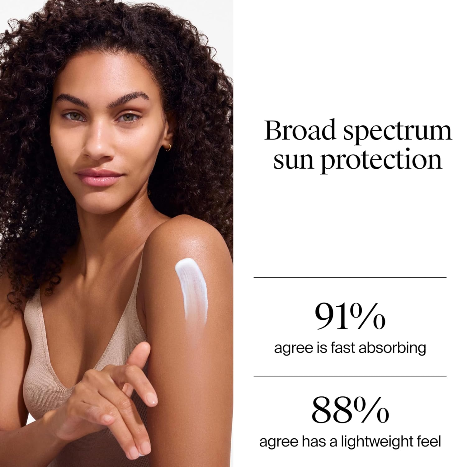 water-resistant formula for swimming and sweating
