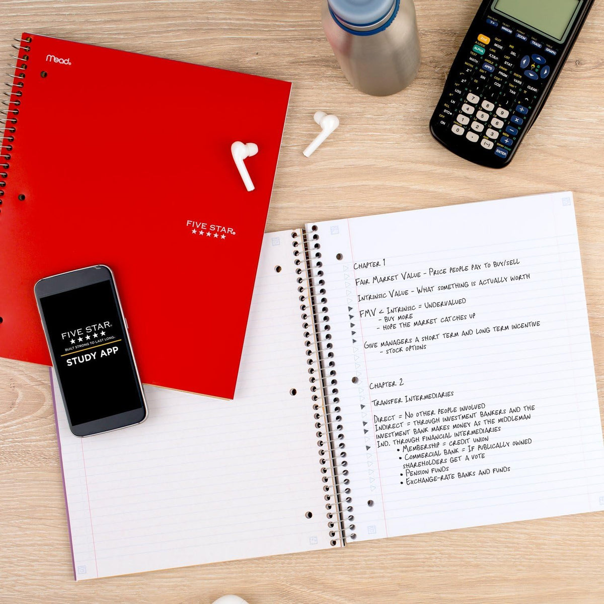water-resistant plastic front cover and coated kraft back cover