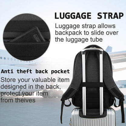 water-resistant polyester shell with metal zippers, available in 15.6 inch and 17 inch sizes