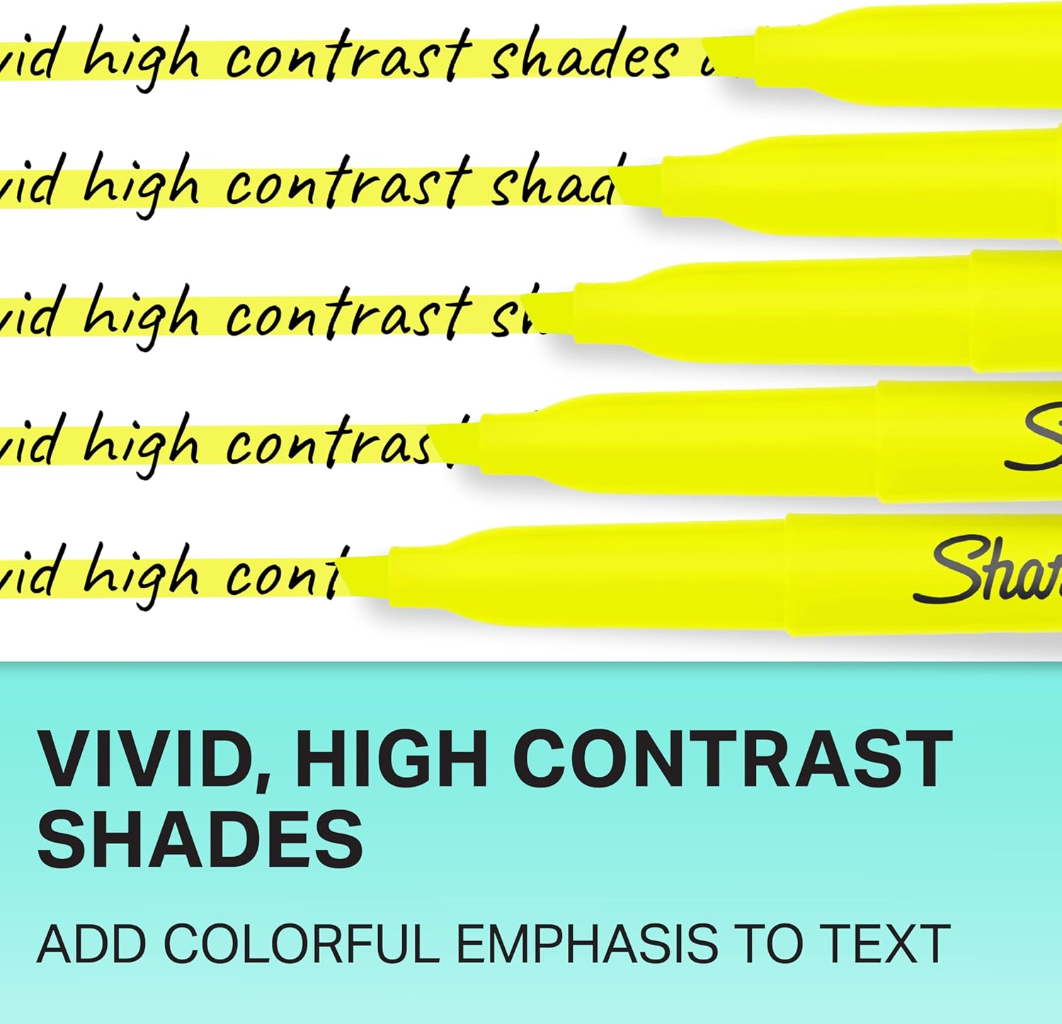 water-resistant, transparent ink for clean visibility on paper