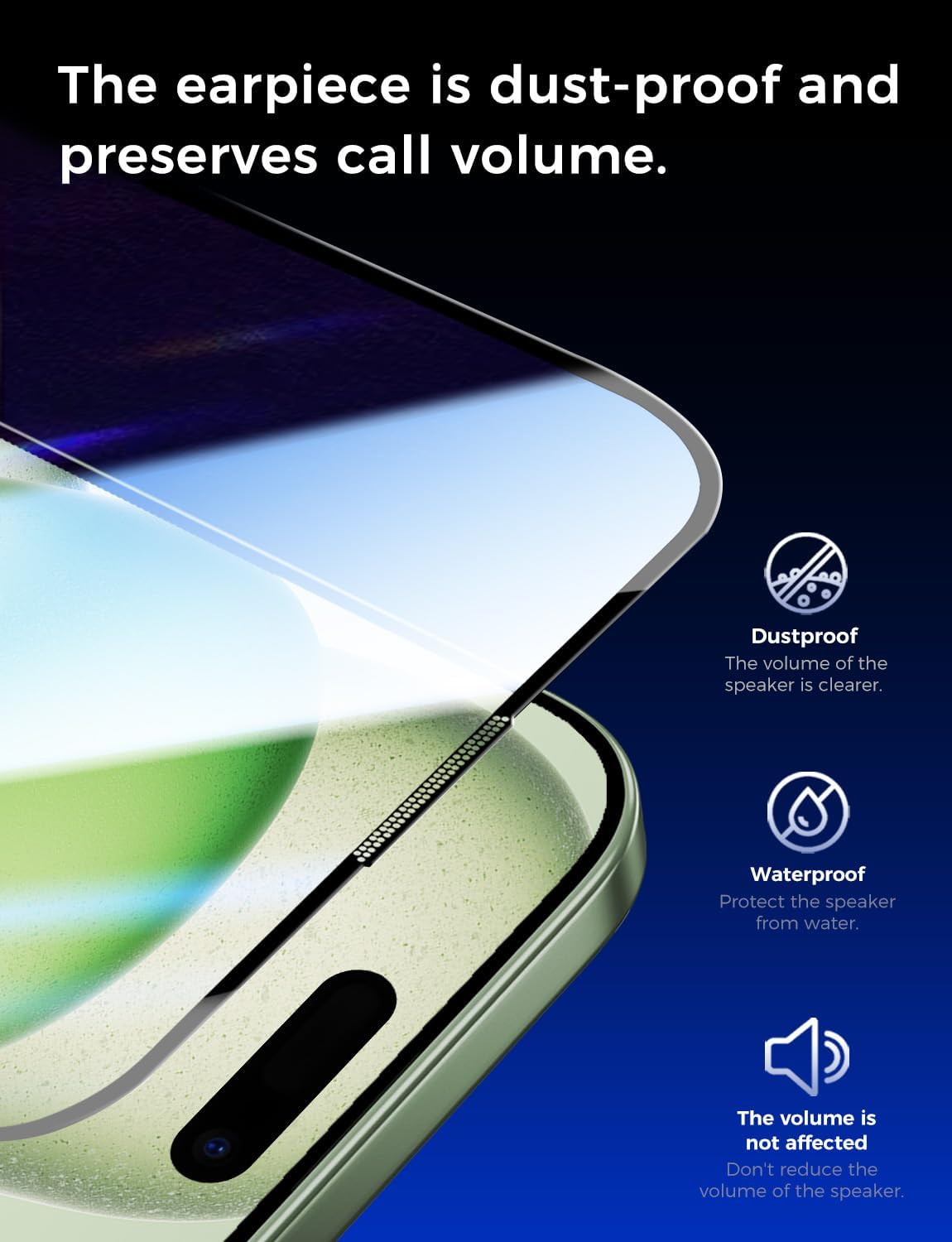waterproof and dust-proof speaker cover without sound loss