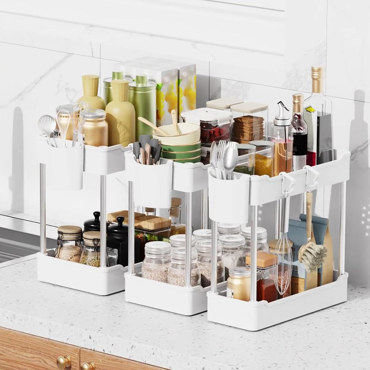 waterproof, rust-resistant finish rated for wet under-sink environments