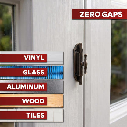 waterproof seal against air and water infiltration