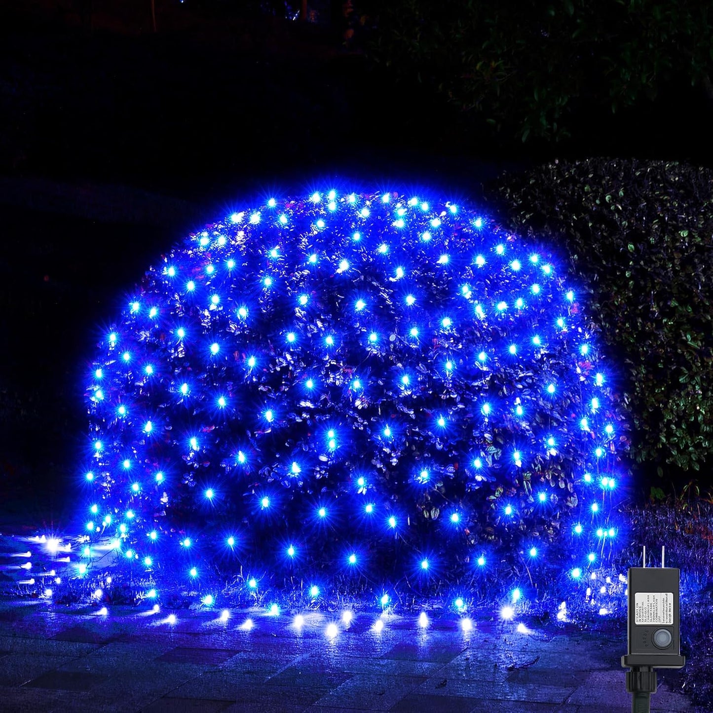 WBao Christmas Net Lights – IP44 Waterproof Bush Lights for Open-Air Outdoor Dining and Lawns