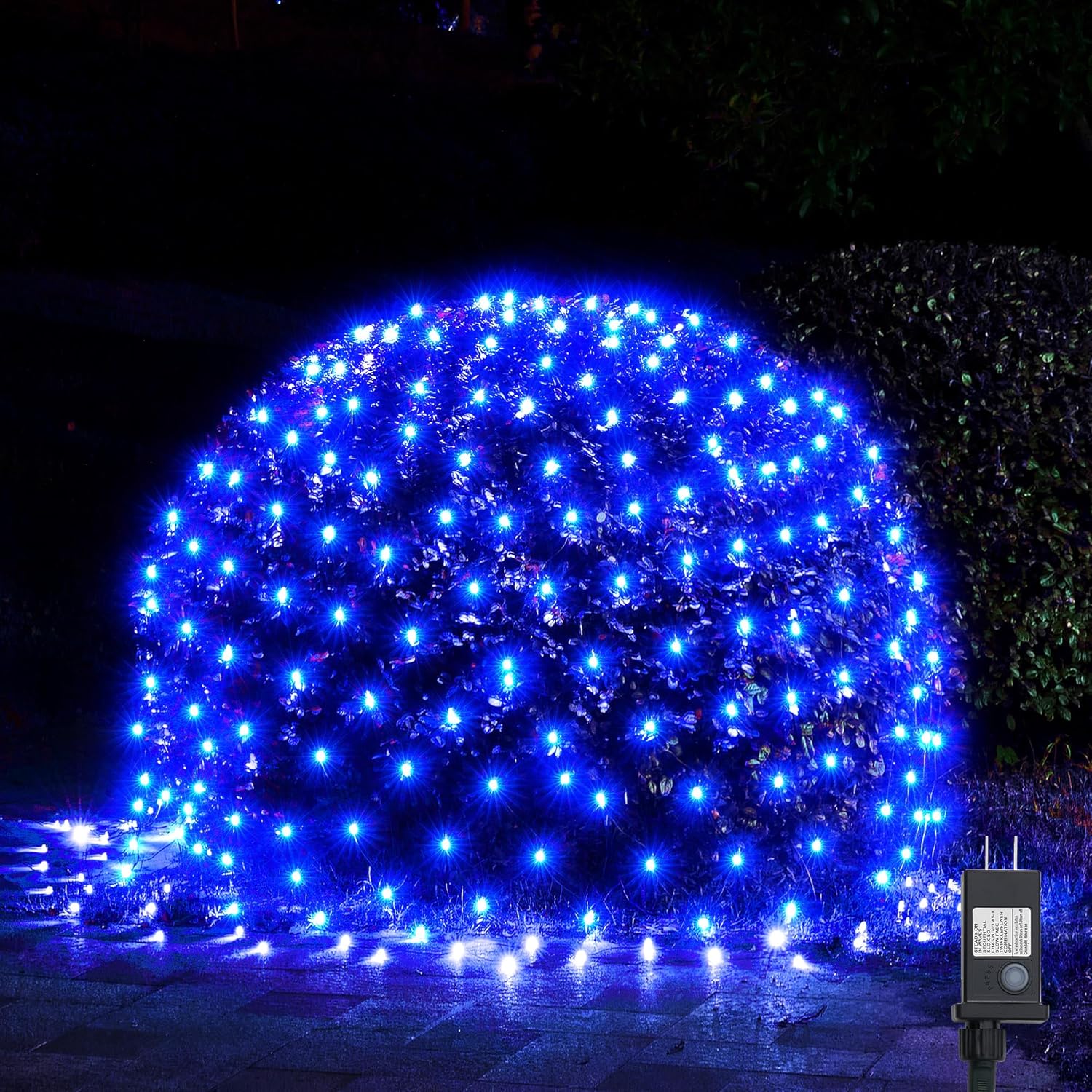 WBao Christmas Net Lights – IP44 Waterproof Bush Lights for Open-Air Outdoor Dining and Lawns