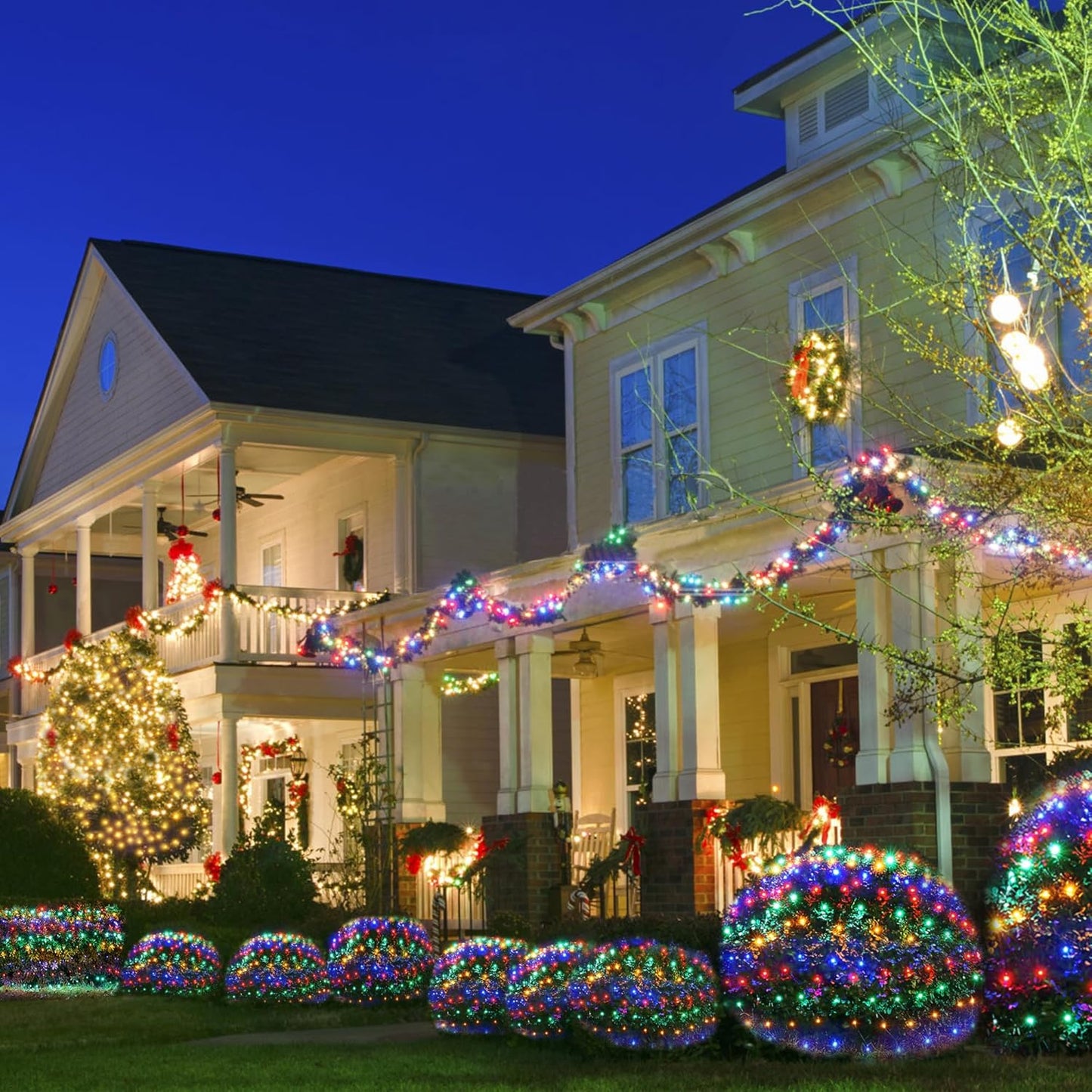 WBao Solar Decorative Net Lights – Ambiance Lighting for Indoor Holiday Displays and Reading Nooks