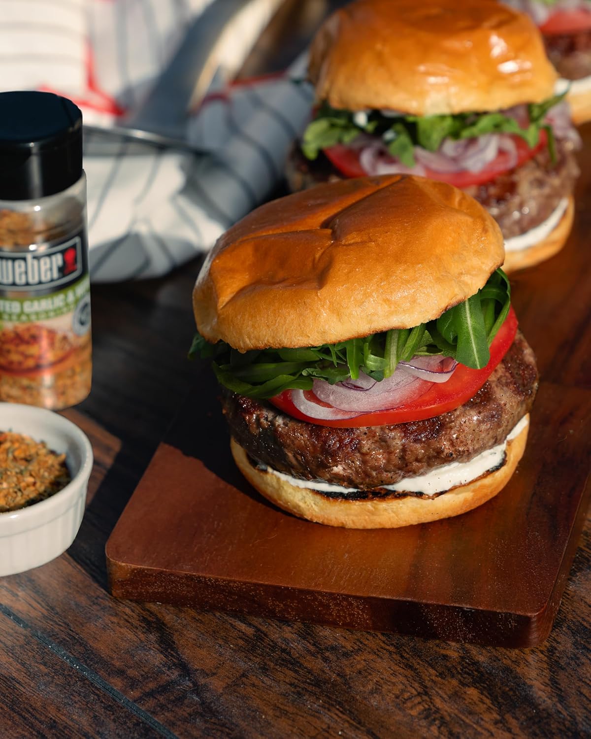 Weber Roasted Garlic & Herb Seasoning – Streamlined Spice Blend That Replaces Six Individual Jars