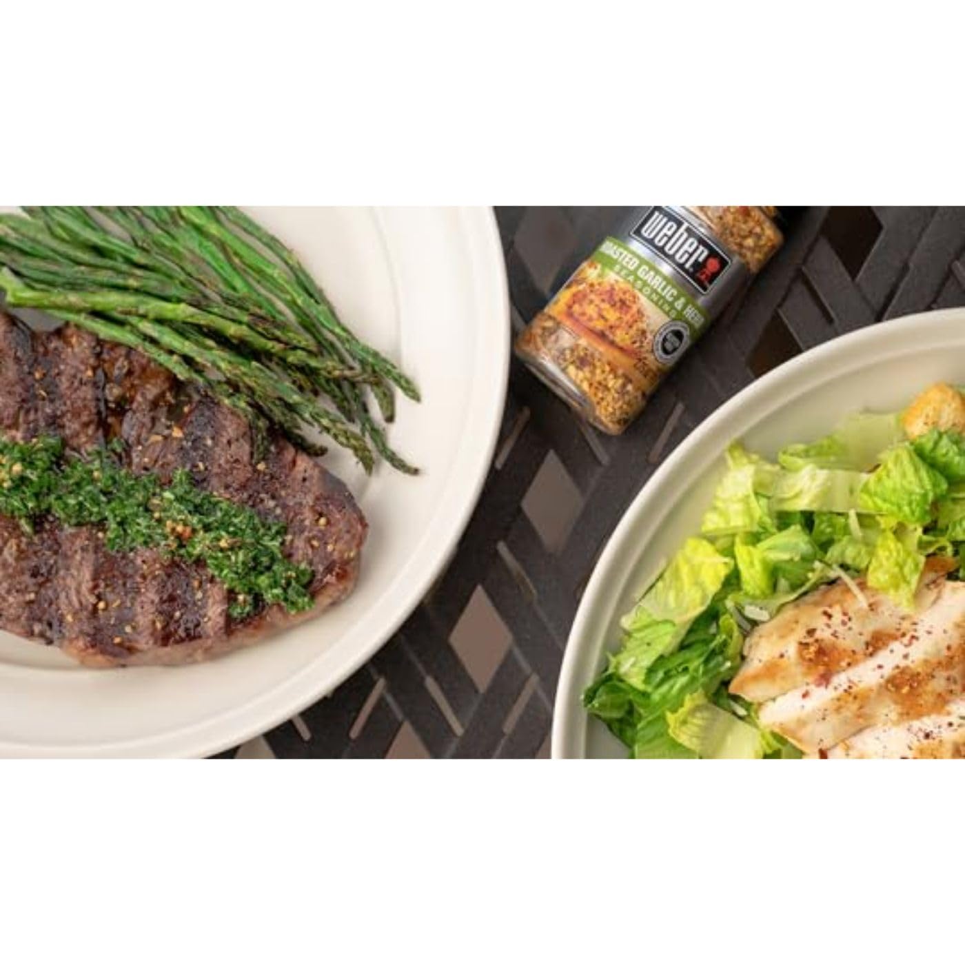 Weber Roasted Garlic & Herb Seasoning – Streamlined Spice Blend That Replaces Six Individual Jars