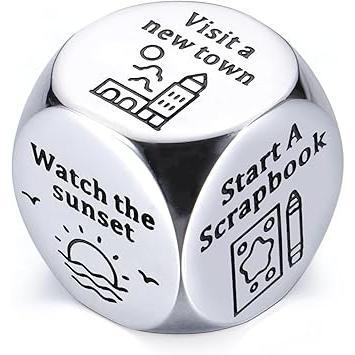 WeddingGiftPro Food Decision Dice – Pocket Decision Tool for Dining Out, On-the-Go Meal Choice