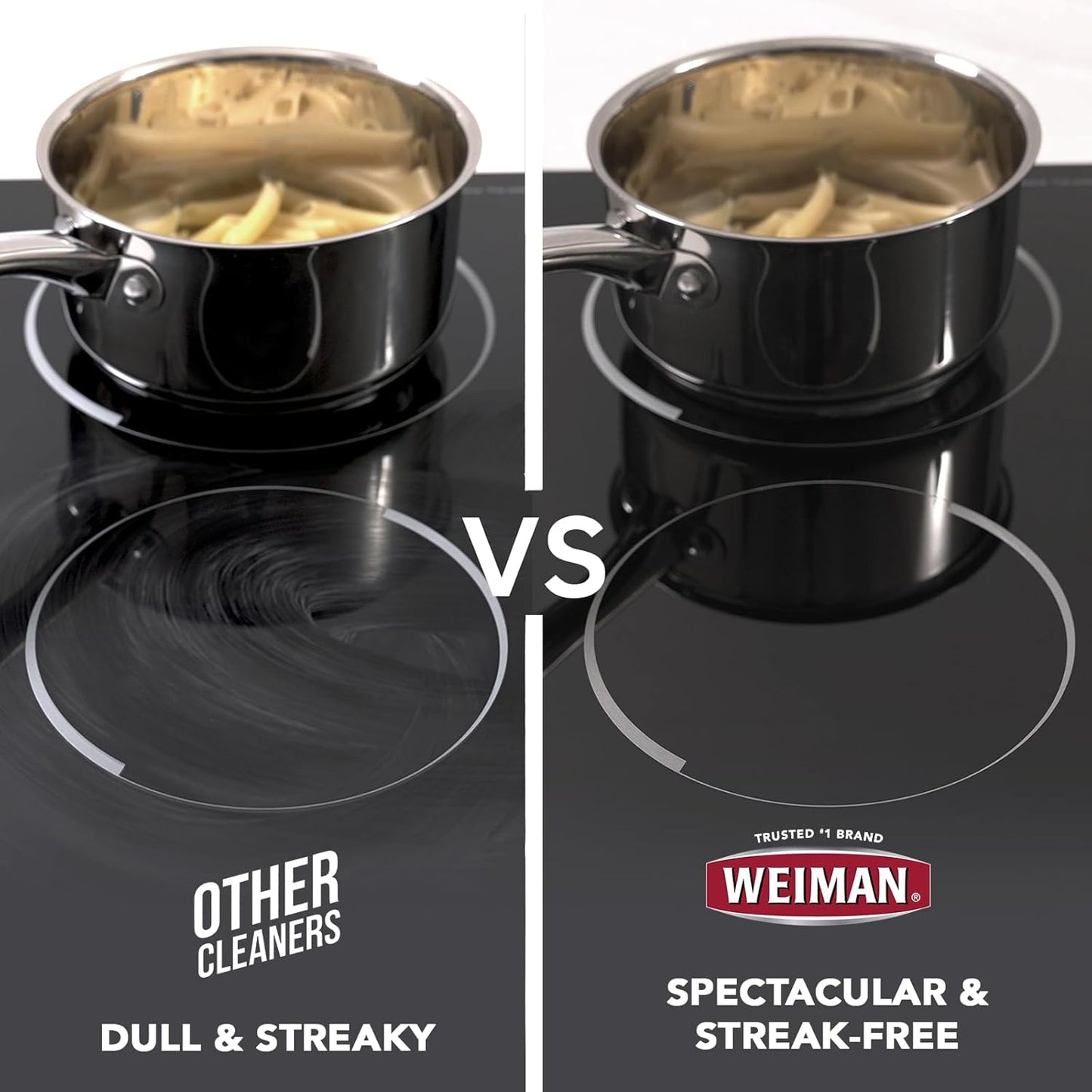 Weiman Cooktop Cleaning Bundle – Streamlined Daily and Heavy-Duty Care in One Simple Set