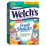 Welch's Fruit Snacks Mixed Fruit Care Package – 40 Count 0.8 oz Single-Serve Bags as a Get Well Gift or Thinking of You Treat