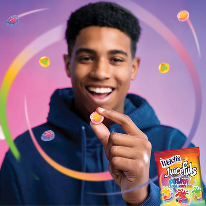 Welch's Fruit Snacks Juicefuls Fusions – Hiking Trail Snack for Outdoor Adventures, Single-Serve Pouches (Pack of 50)