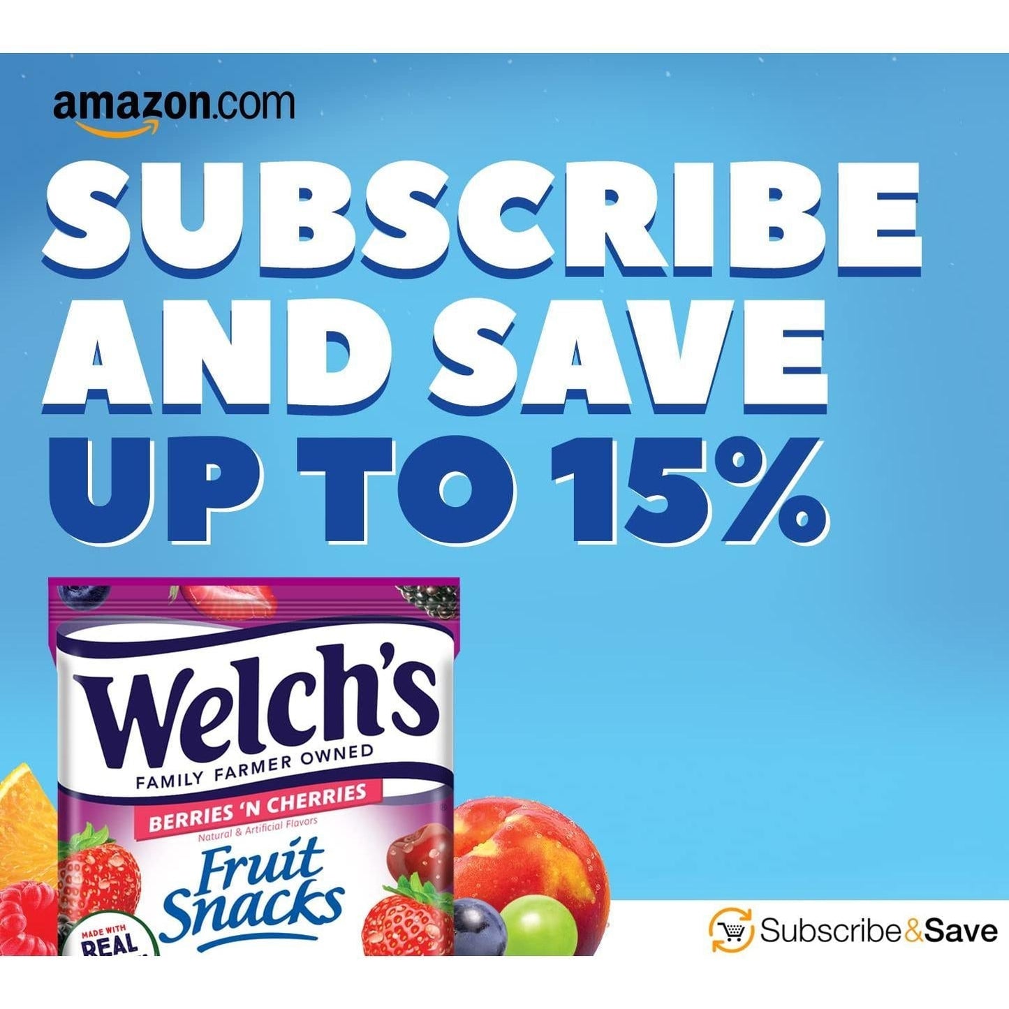 Welch's Fruit Snacks Mixed Fruit – Office Break Room Snack Drawer Supply, 40 Single-Serve 0.8 oz Bags for Coworkers