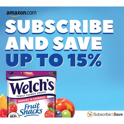 Welch's Fruit Snacks Mixed Fruit – Office Break Room Snack Drawer Supply, 40 Single-Serve 0.8 oz Bags for Coworkers