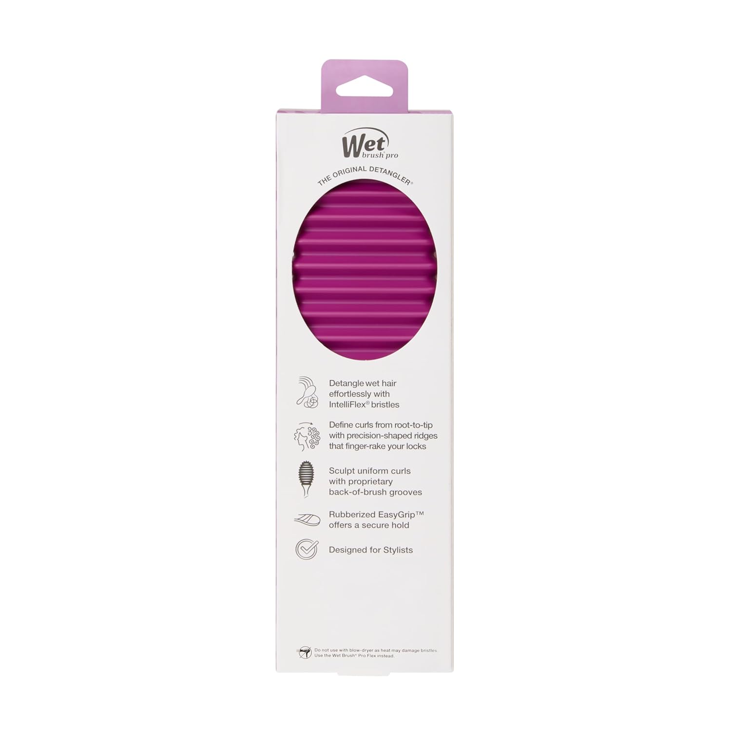 Wet Brush Curl Shaper Detangler – Travel Ready Curl Refresher for Carry On and Beach Tote, Compact