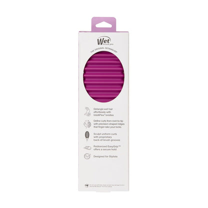 Wet Brush Curl Shaper Detangler – Travel Ready Curl Refresher for Carry On and Beach Tote, Compact