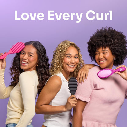 Wet Brush Curl Shaper Detangler – Travel Ready Curl Refresher for Carry On and Beach Tote, Compact
