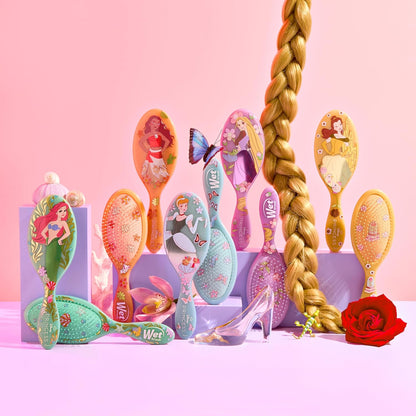 Wet Brush Disney Princess Detangler Hair Brush – Thoughtful Birthday Gift for Girls Who Love Belle, Ariel, Rapunzel, Moana, and Cinderella