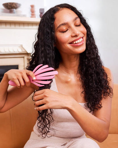 Wet Brush Go Green Curl Detangler – Minimalist Hair Tool for Curly Hair, One-Brush Routine