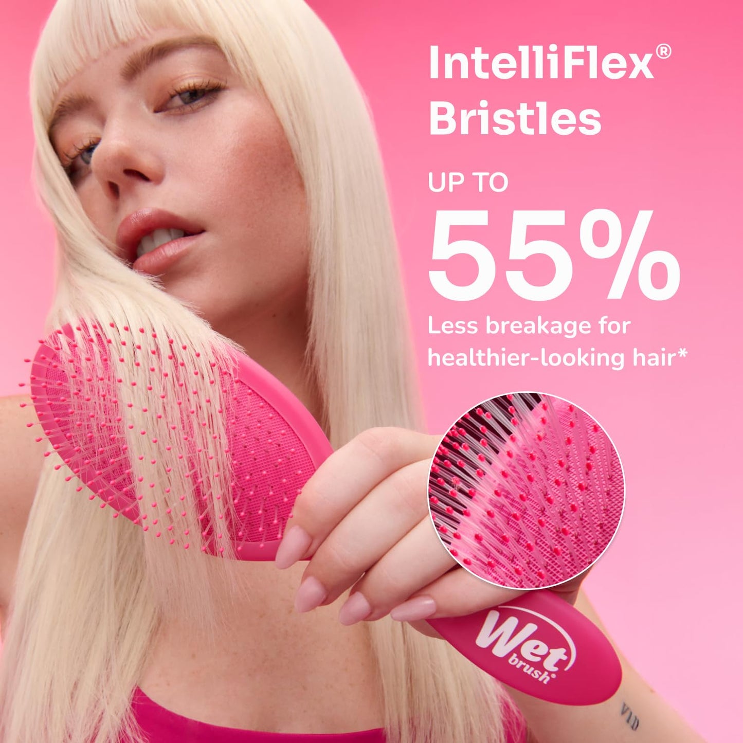 Wet Brush Original Detangler Hair Brush – Gentle Kids Hair Brush for Nursery and Family Bathroom, Painless Detangling for Children
