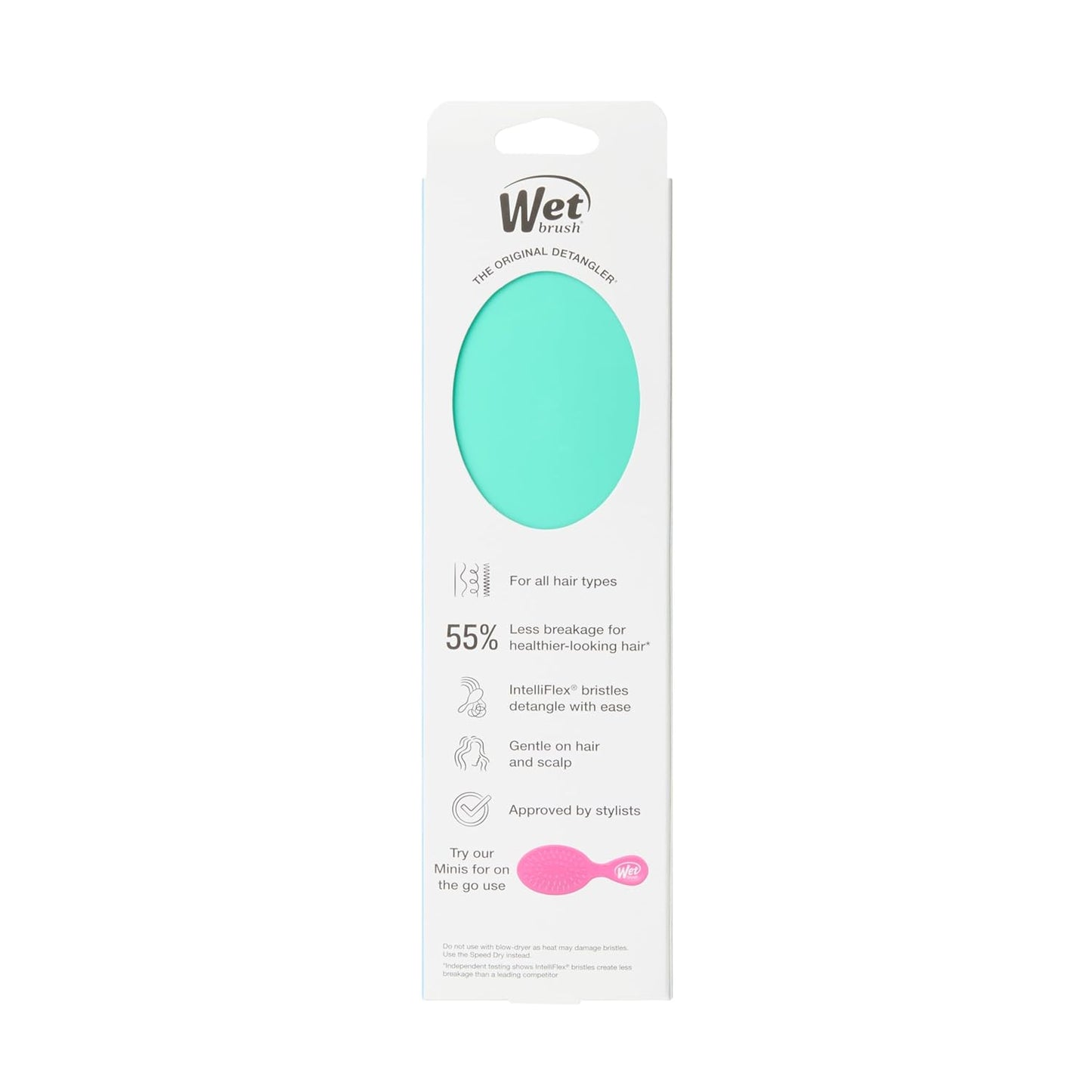 Wet Brush Original Detangler Hair Brush – Gentle Kids Hair Brush for Nursery and Family Bathroom, Painless Detangling for Children