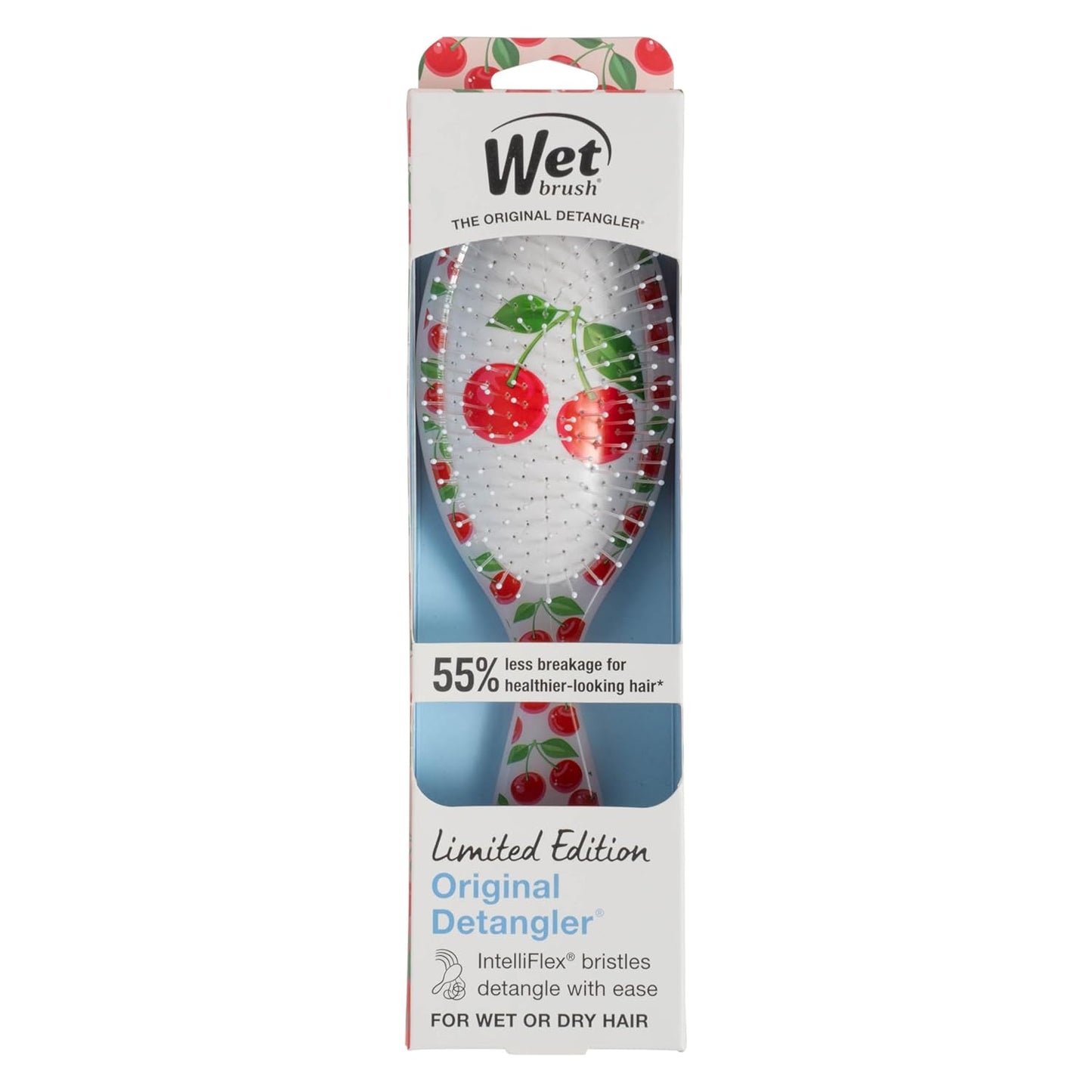 Wet Brush Original Detangler – Quick Dry-Hair Touch-Up Brush for Busy Morning Routines