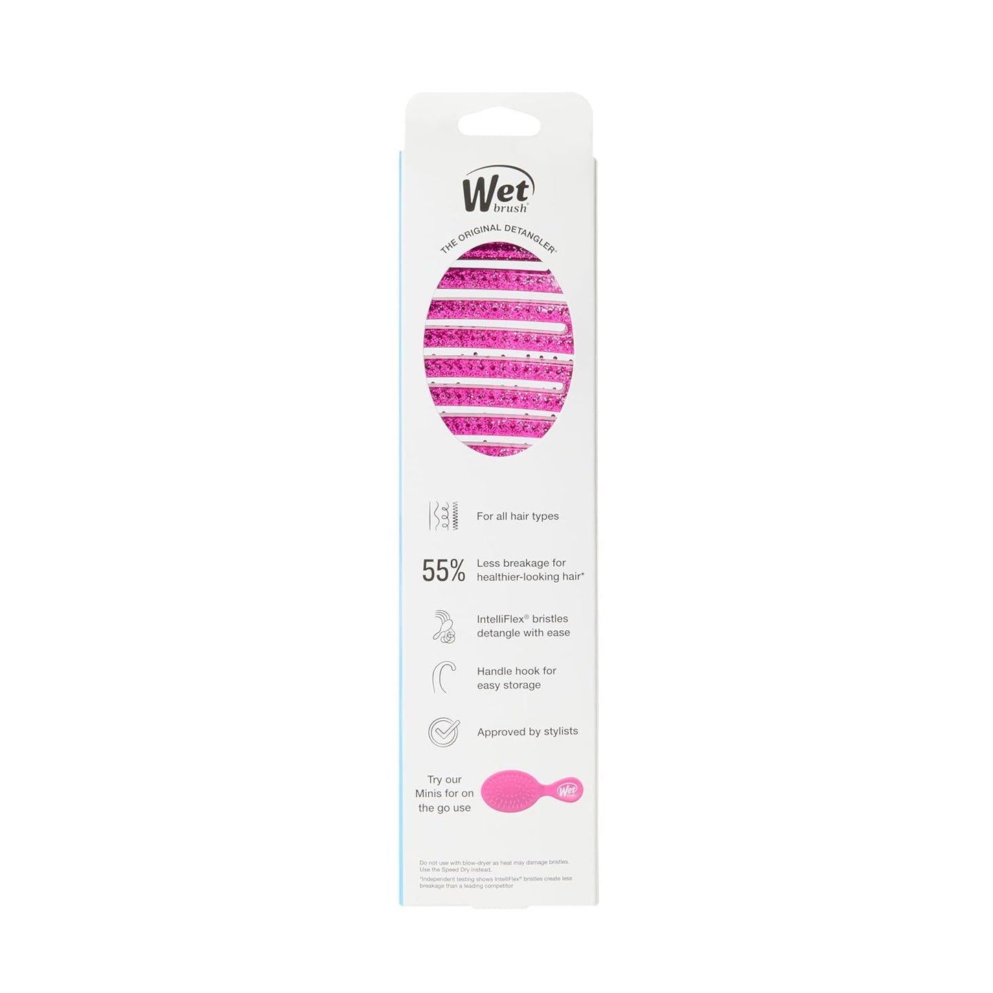 Wet Brush Shower Hair Detangler – Calming Self-Care Hair Tool for Women, Gentle Detangling Brush for Post-Shower Mindful Rituals