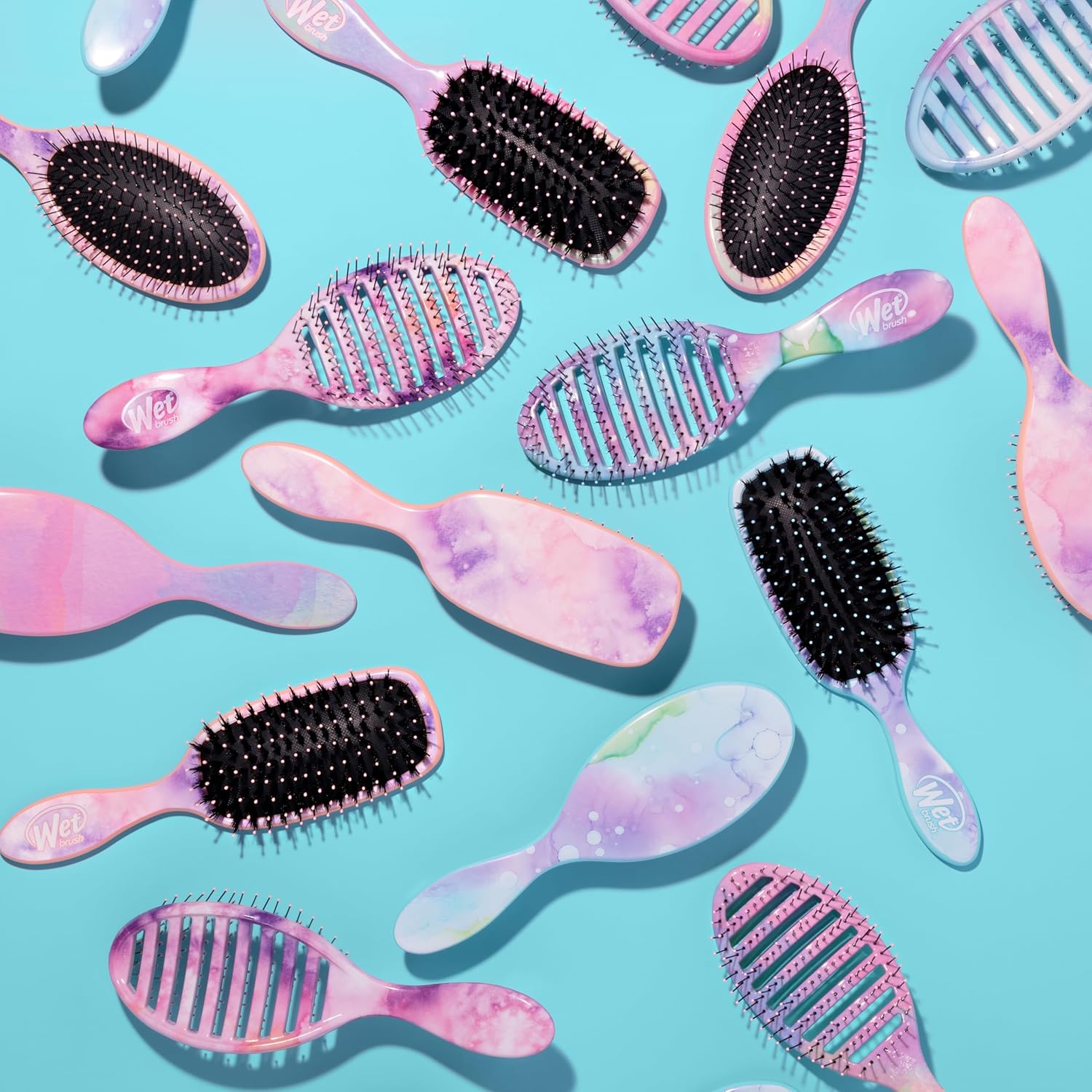 Wet Brush Speed Dry Hair Brush - Tear-Free Post-Bath Detangler for Kids' Bathroom Routines