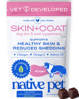Native Pet Omega 3 Fish Oil – Travel-Friendly Pump Bottle for Camping Trips and Park Outings with Dogs