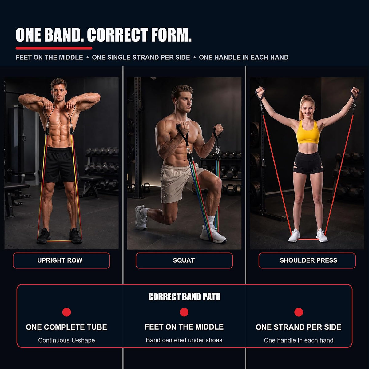 WHATAFIT Resistance Bands Set – Durable On-the-Go Strength Equipment for Remote Professionals and Outdoor Training