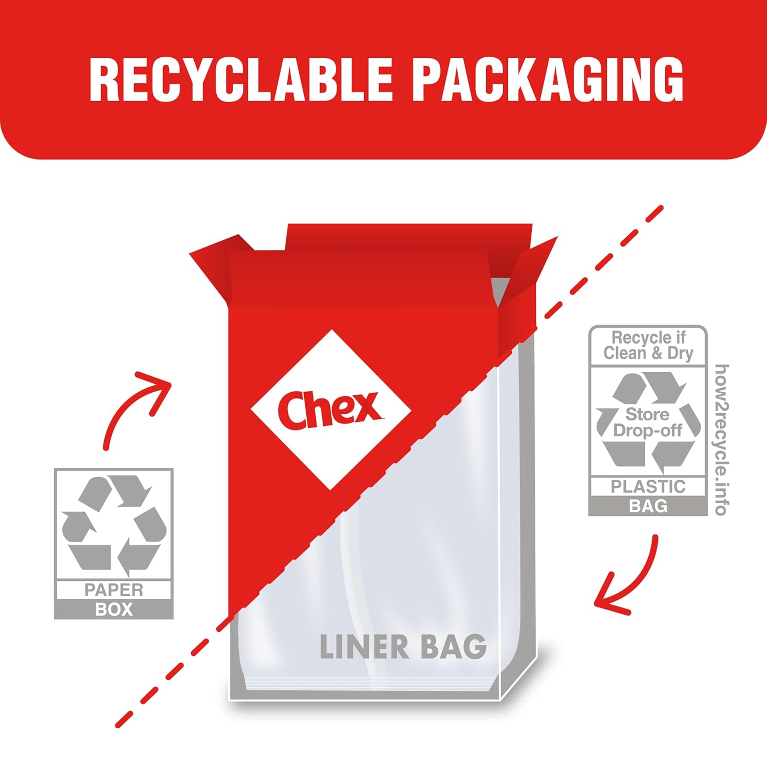 Wheat Chex Cereal – Practical Care Package and Hostess Gift Box, 5-Pack