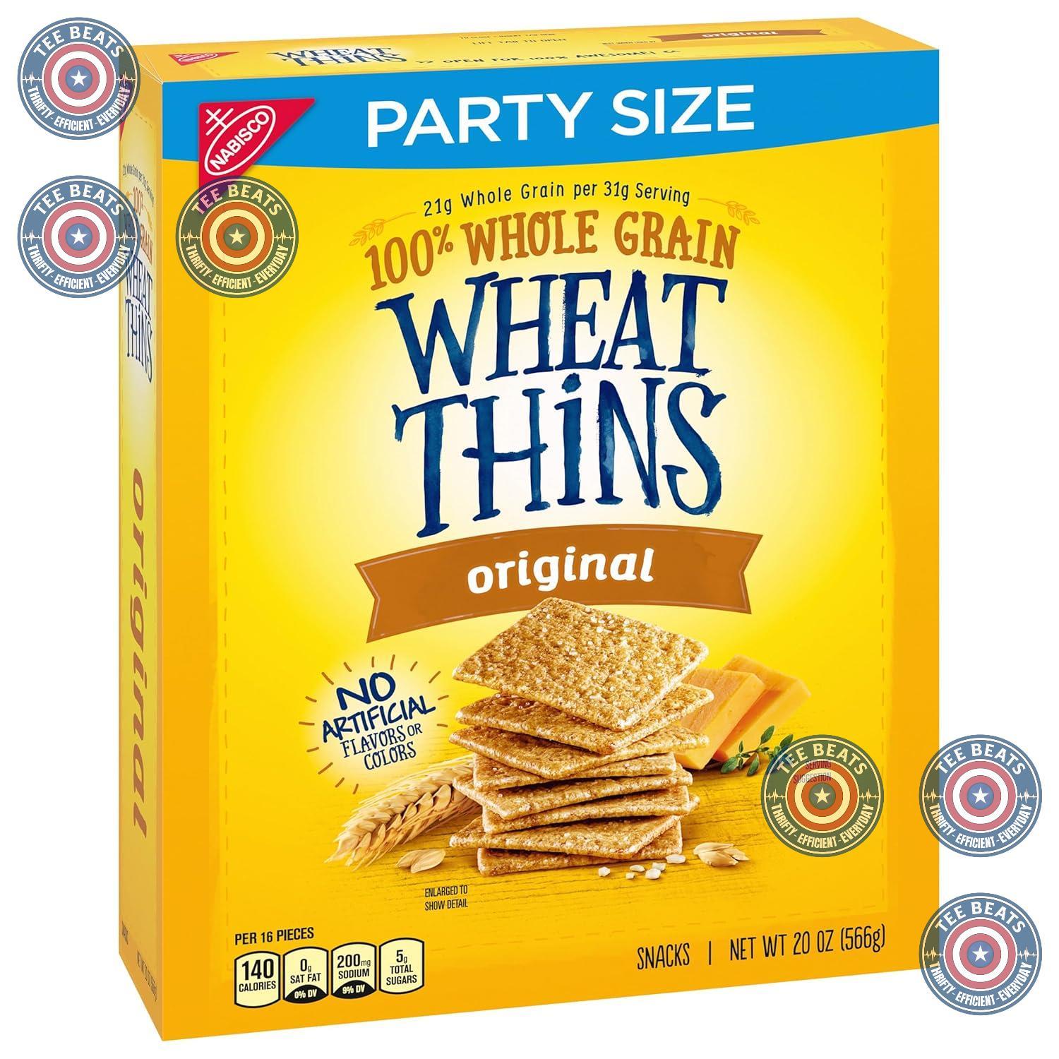 Wheat Thins Original Crackers – Care Package Snack for Grandparents Sending to Grandkids