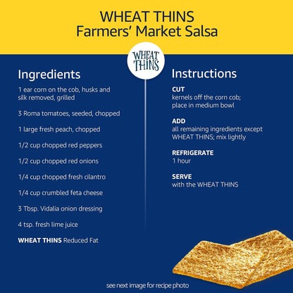 Wheat Thins Reduced Fat Snacks – Charcuterie Board Cracker for Holiday Gifting