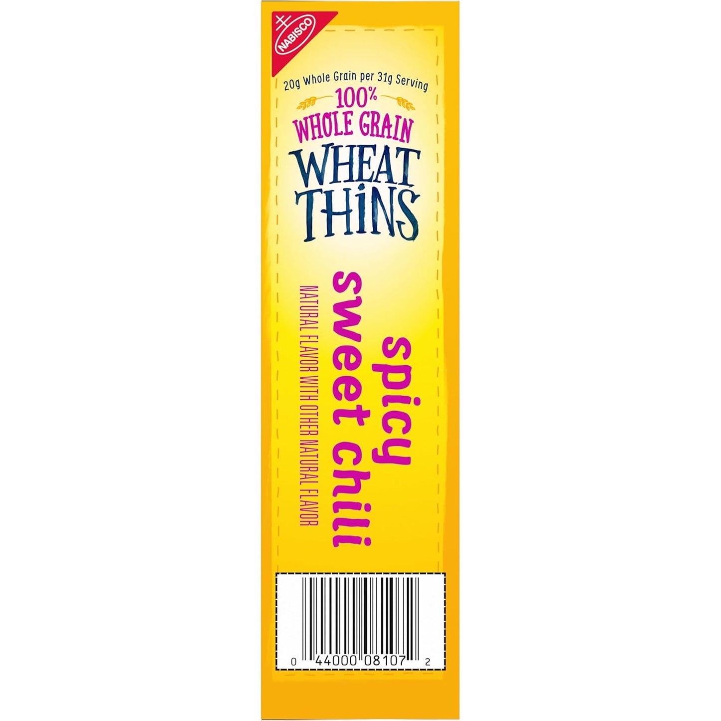 Wheat Thins Spicy Sweet Chili Crackers – Guilt-Free 21g Whole Grain Snack for Wellness Routines and Cozy Couch Time, 8.5 oz
