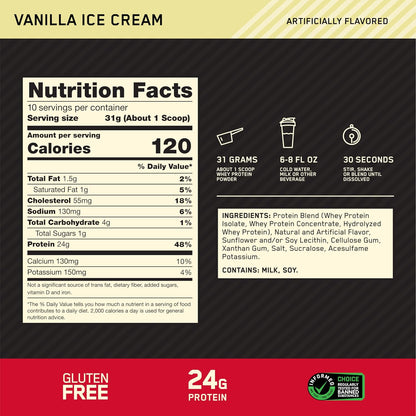 whey protein isolate as the primary filtered source