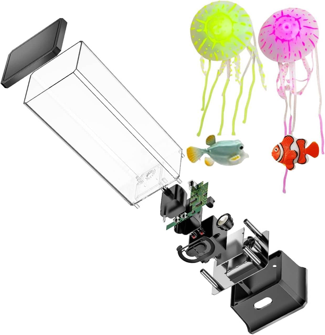 whisper-quiet water circulation pump with 3 adjustable flow speeds