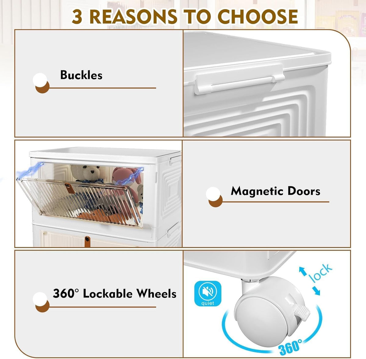 white rectangular design that fits inside wardrobes, closets, classrooms, or car trunks