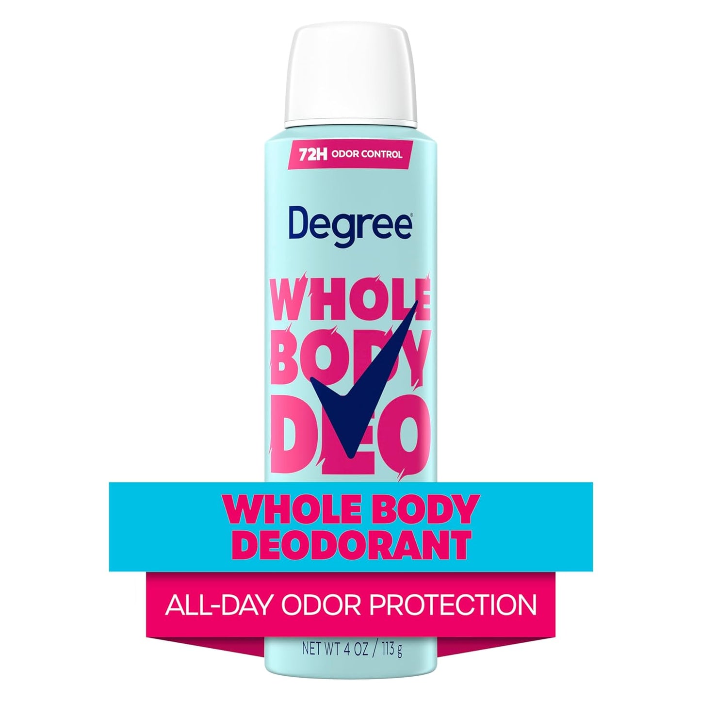 whole-body spray format suitable for underboobs, thighs, lower back, feet, and underarms