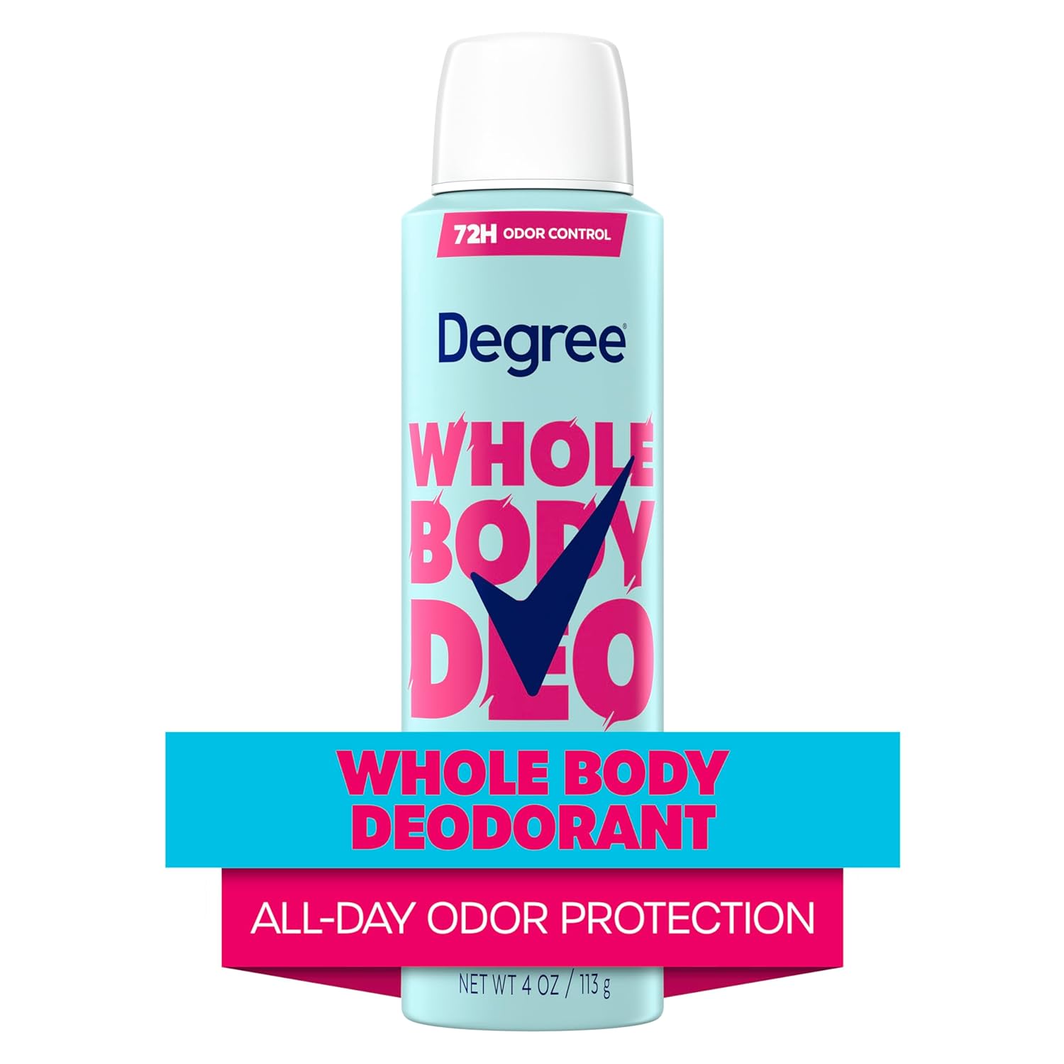 whole-body spray format suitable for underboobs, thighs, lower back, feet, and underarms
