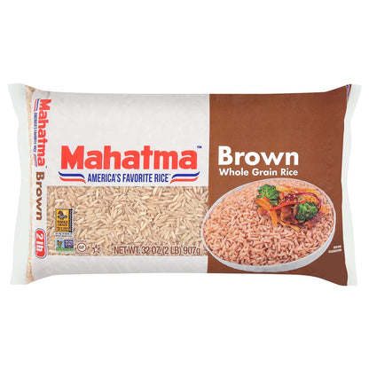 whole-grain brown rice with chewy texture and nutty flavor