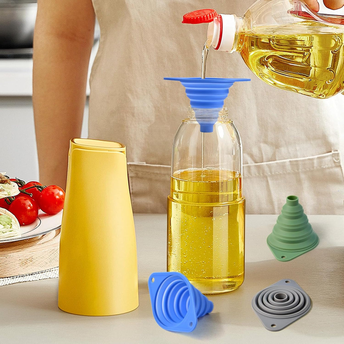 wide 3.54-inch opening to fit standard bottle and jar mouths