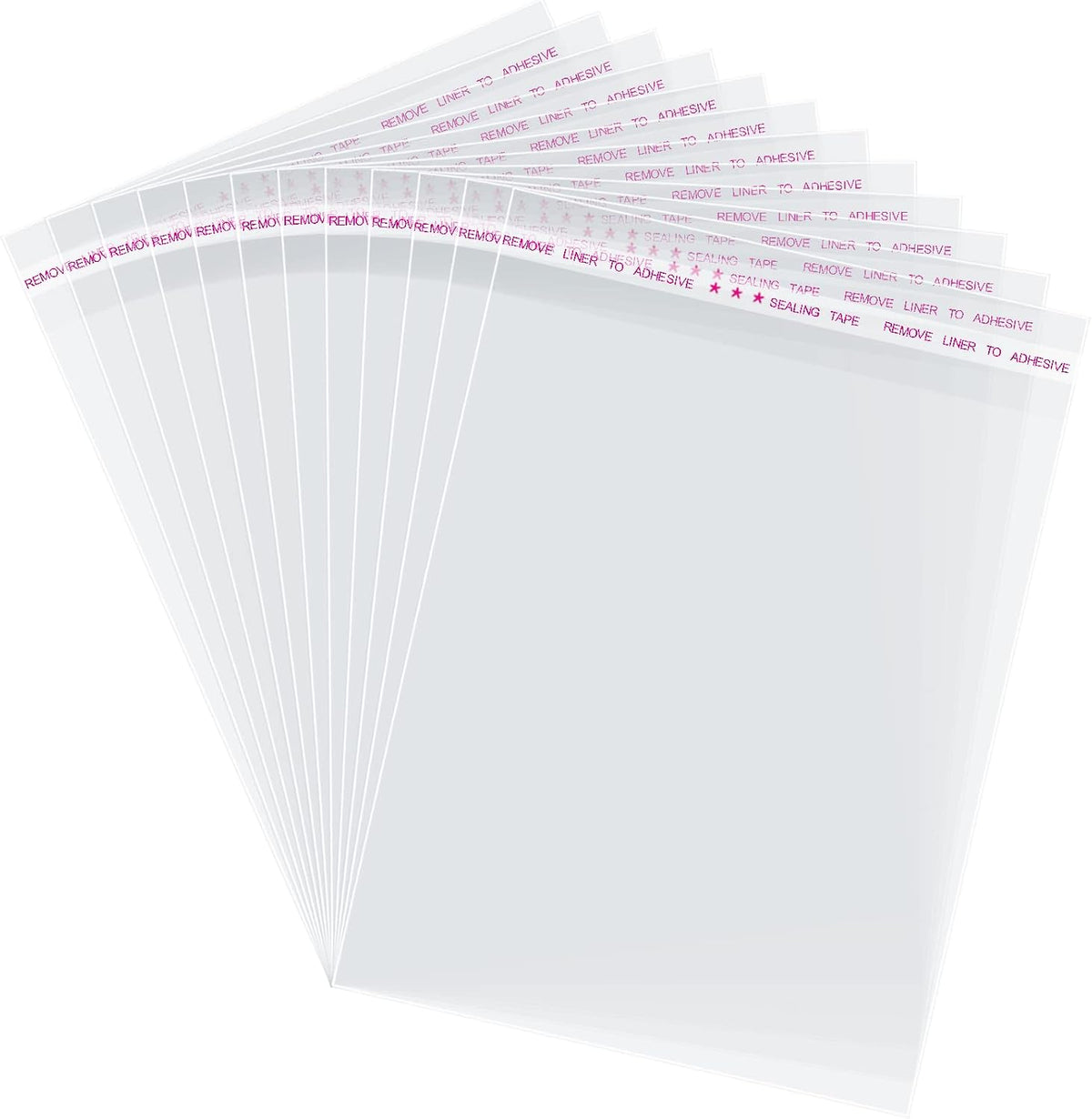 wide adhesive sealing strip for a tight, secure resealable closure