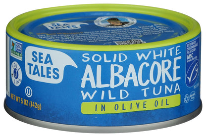 wild-caught albacore tuna packed in olive oil