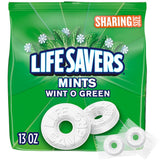 LIFE SAVERS Wint-O-Green Mints – Classroom Share Candy for Teachers and Students, 13 oz Bag