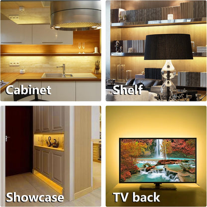 WOBANE Under Cabinet LED Lighting Kit – Thoughtful Housewarming Gift for New Homeowners and First Apartment Renters