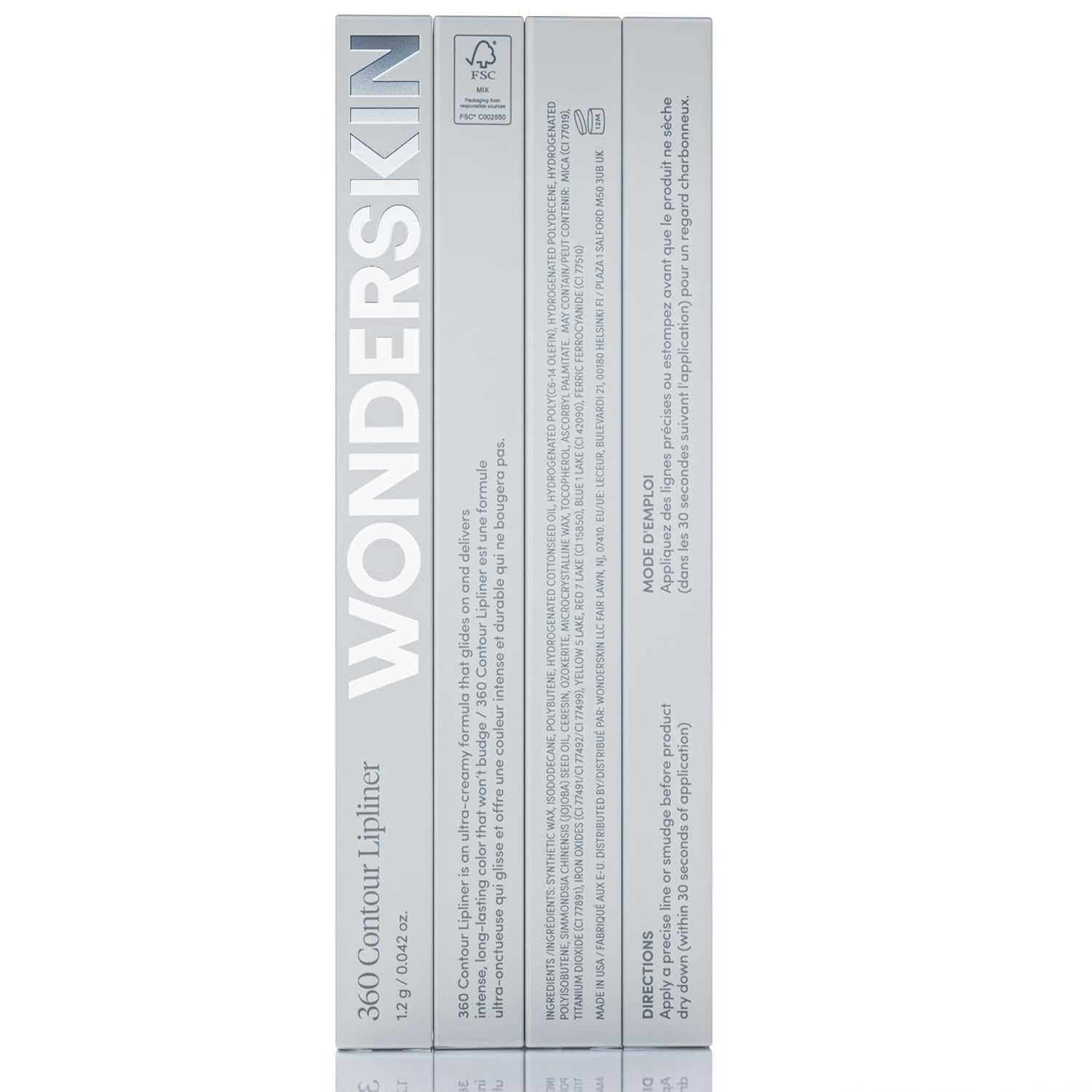 Wonderskin 360 Contour Lipliner Pencil – Thoughtful Birthday Gift for Mom, Long-Lasting Waterproof Lip Definition